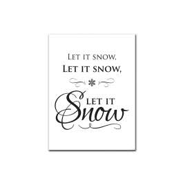 Let it Snow (Fancy) (Print Only)