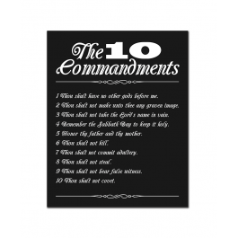The 10 Commandments (Print Only)