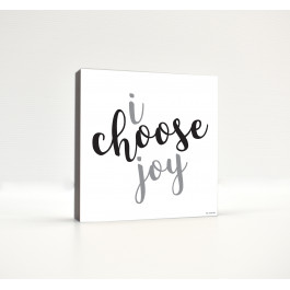 Today I Choose Joy (Cursive, Slanted)